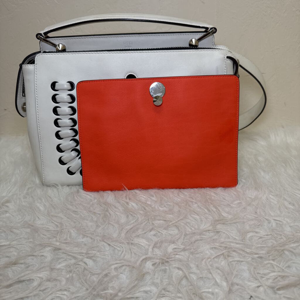 DotCom Whipstitch Lace-Up Convertible Handbag