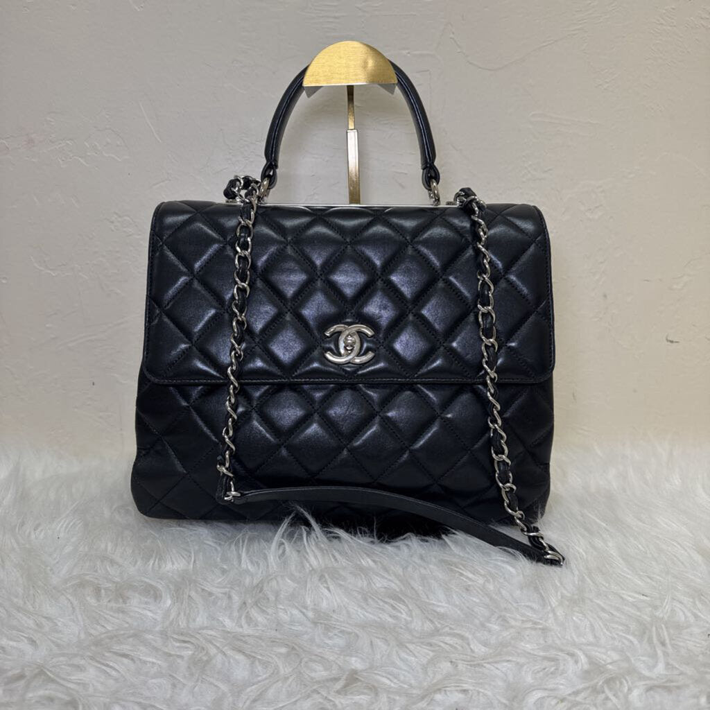 Large Trendy CC Top Handle Flap