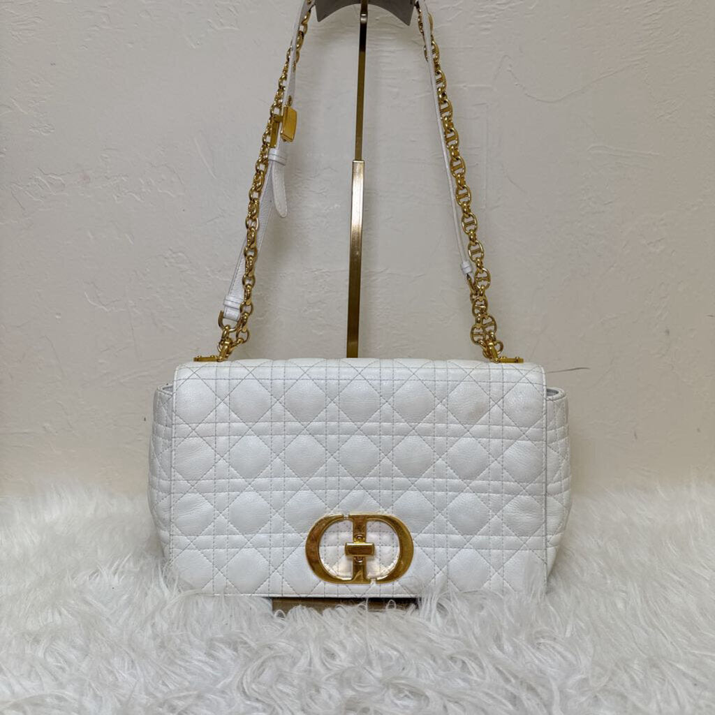 Cannage Caro Medium with gold hardware