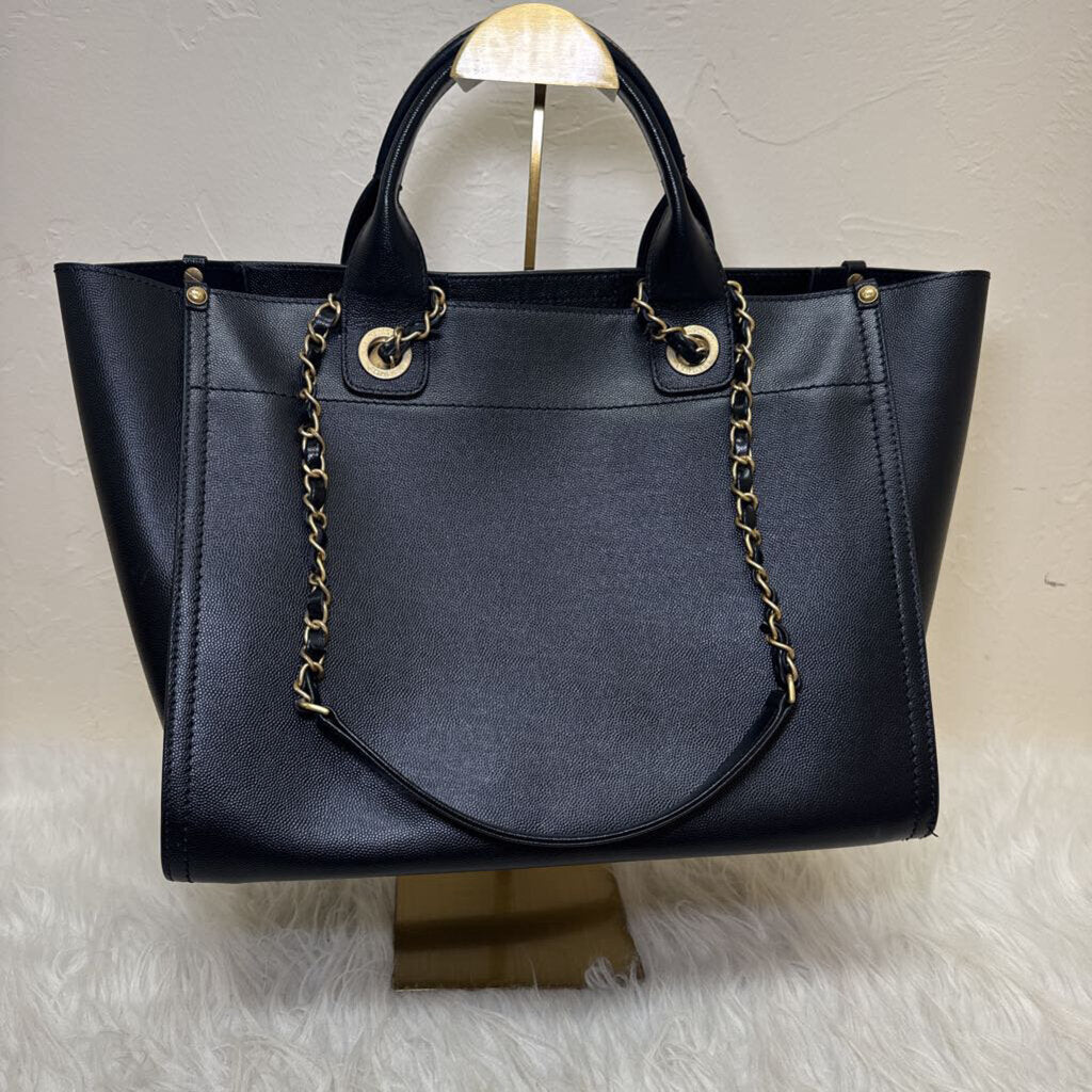 Caviar Studded Deauville Small Shopper