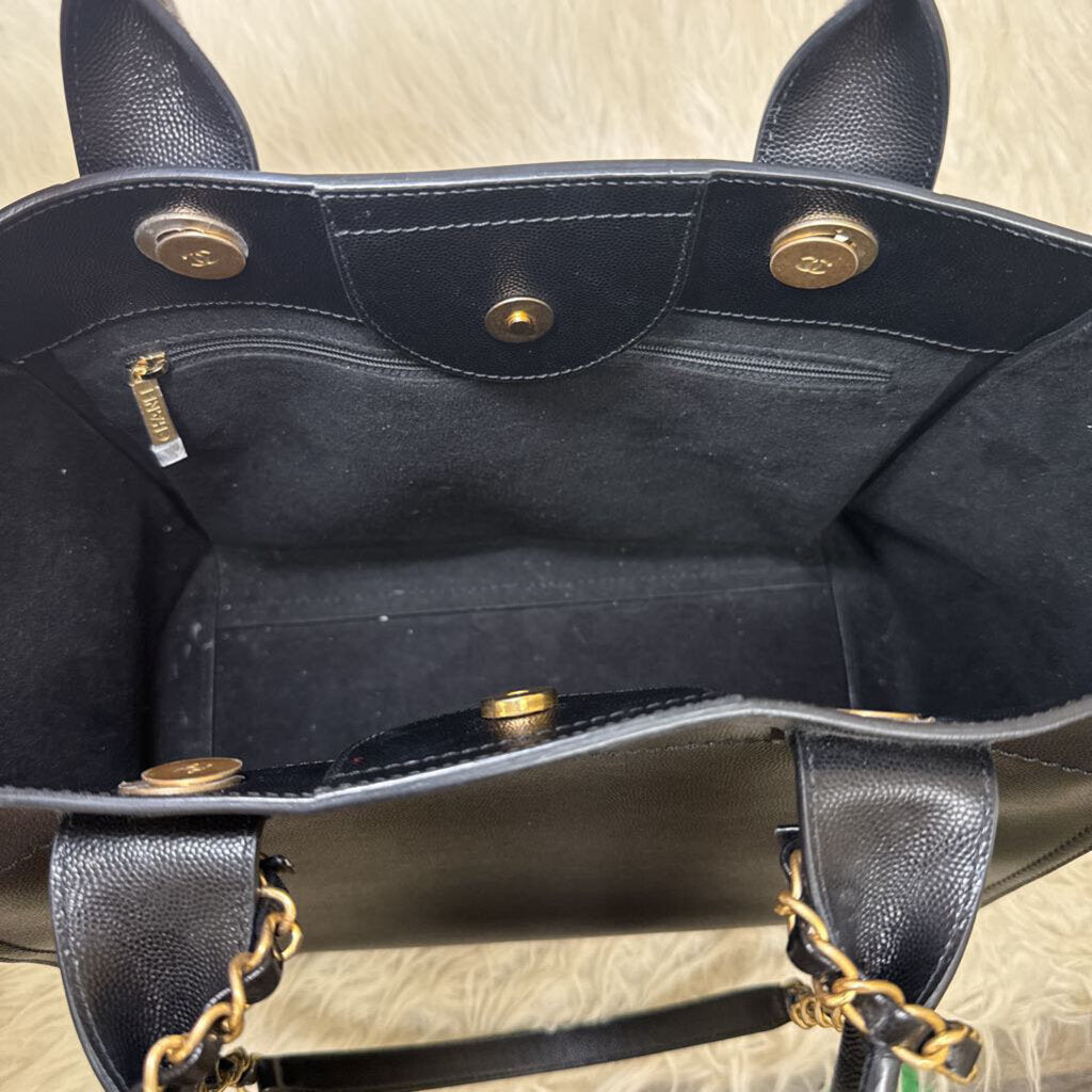 Caviar Studded Deauville Small Shopper
