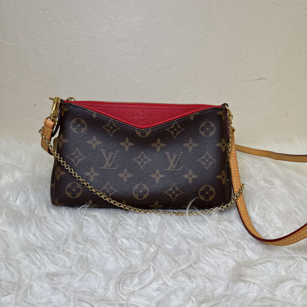 Monogram Pallas Clutch