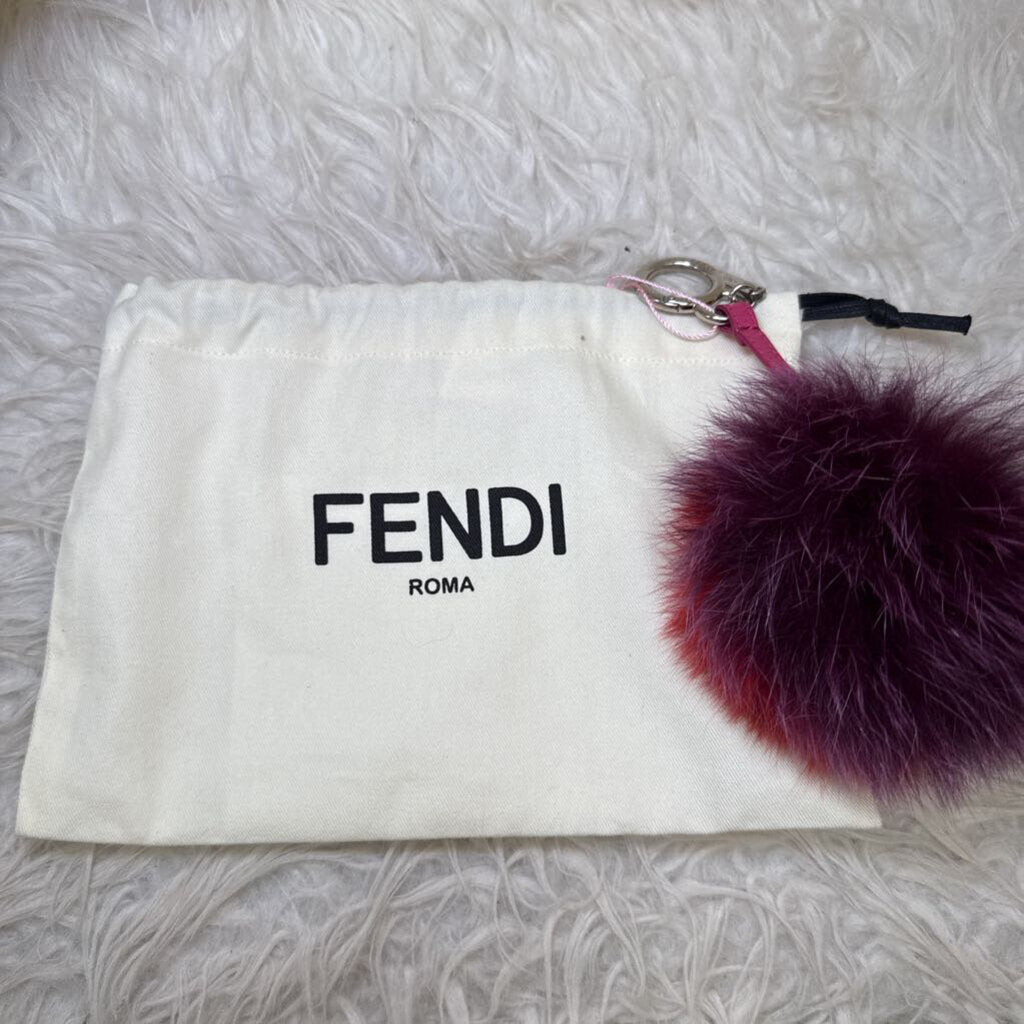 Fur Pom Pom Keychain