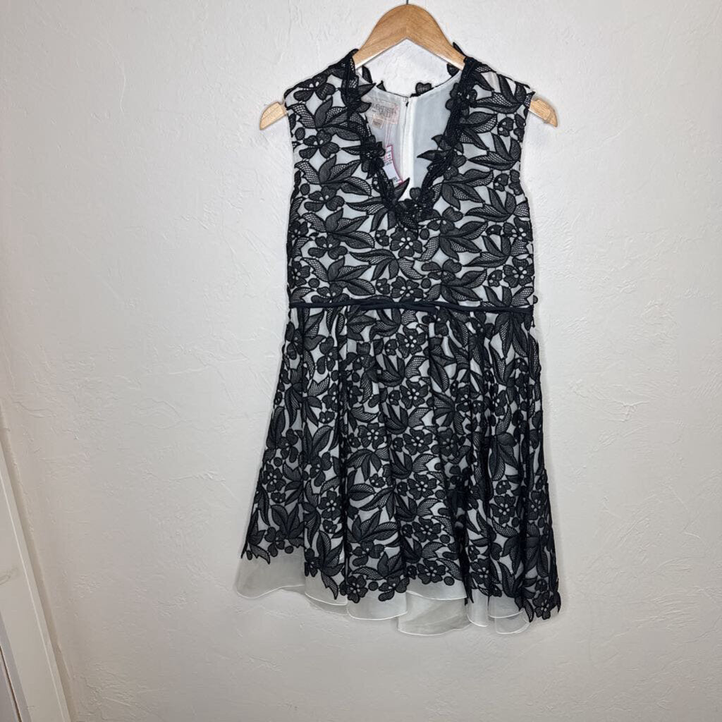 Lace Floral Detail Dress