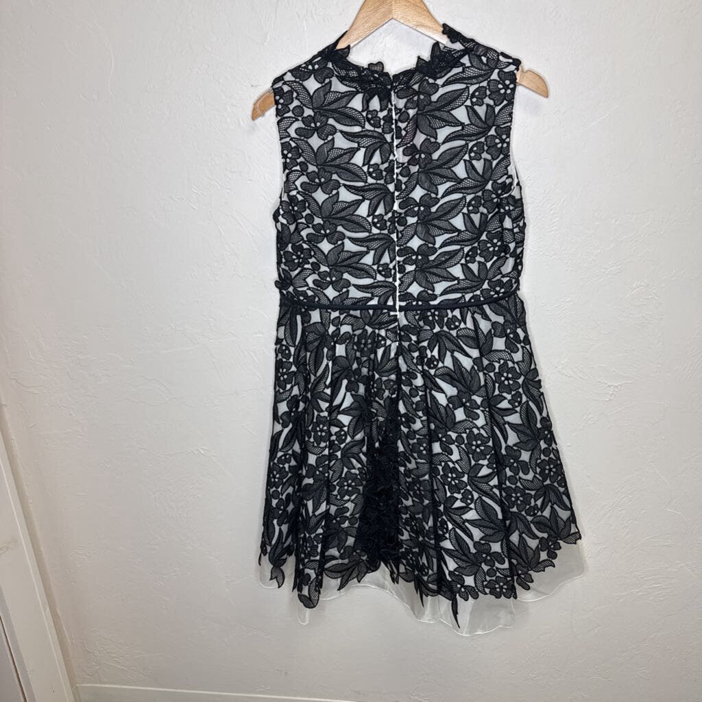 Lace Floral Detail Dress