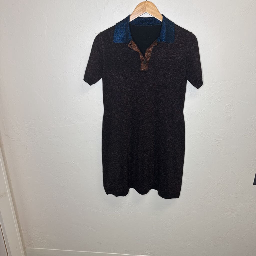 Vintage Sparkly Polo Mini Dress