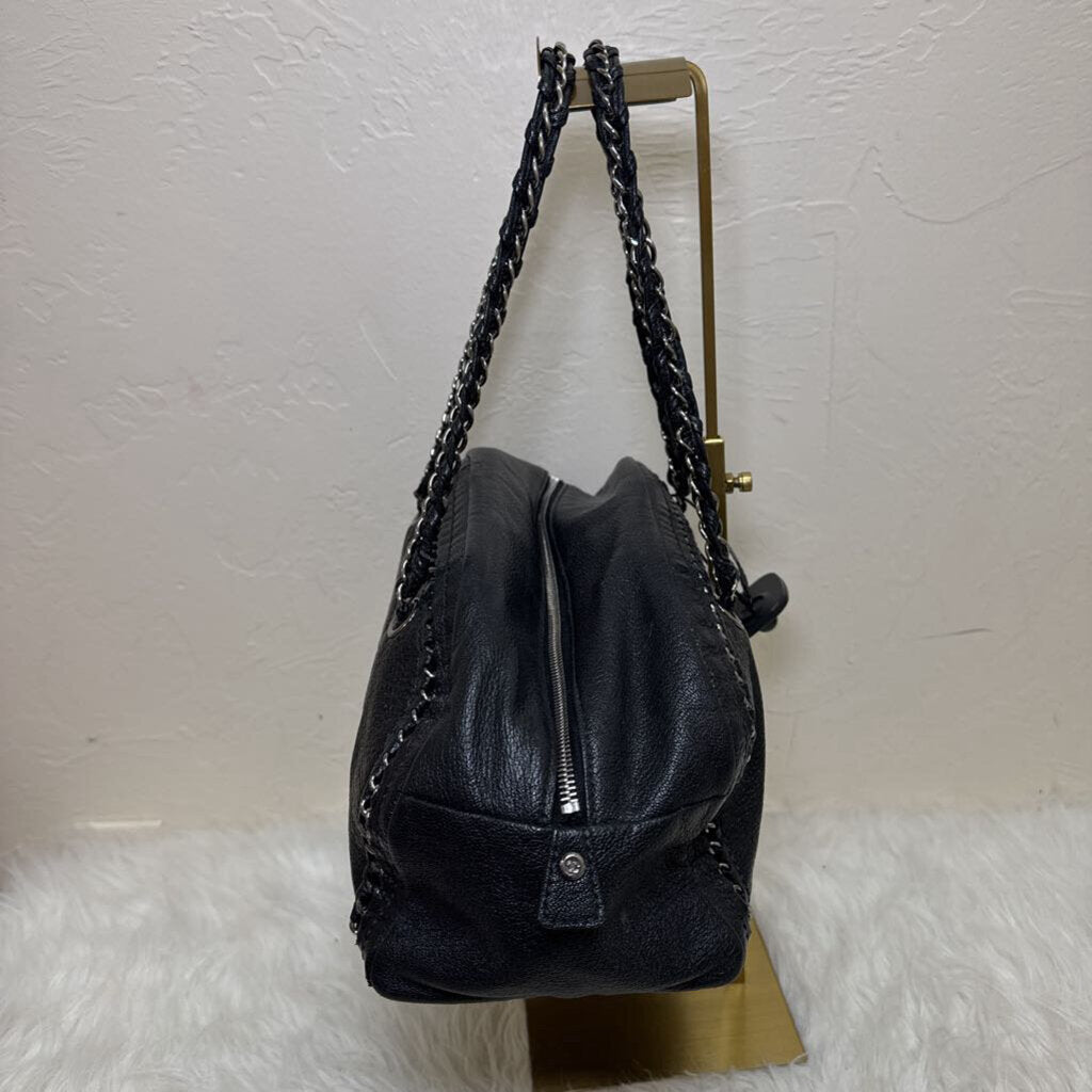 Black Luxe Ligne Bowler Bag
