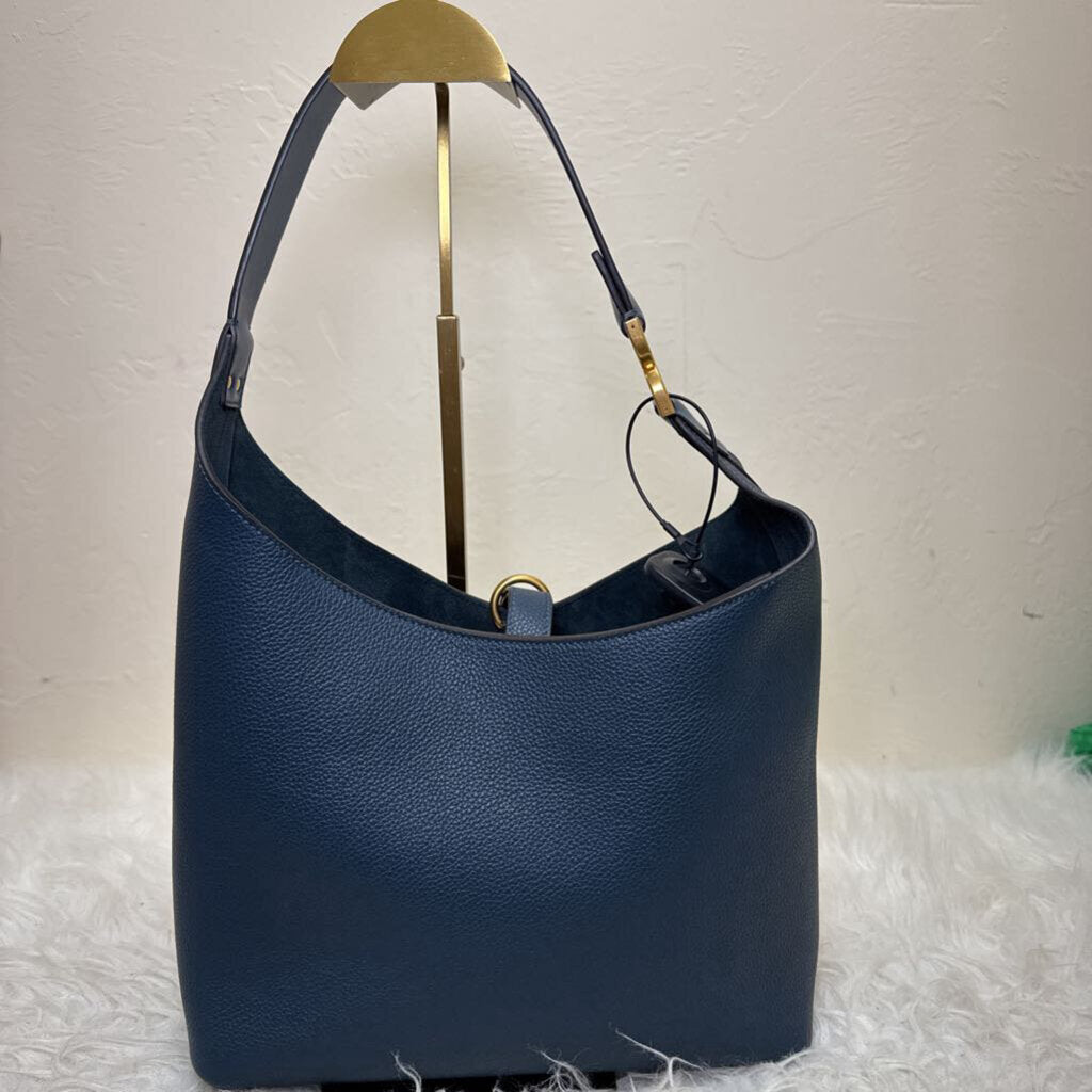 Tapestry Blue Small Hobo Bag