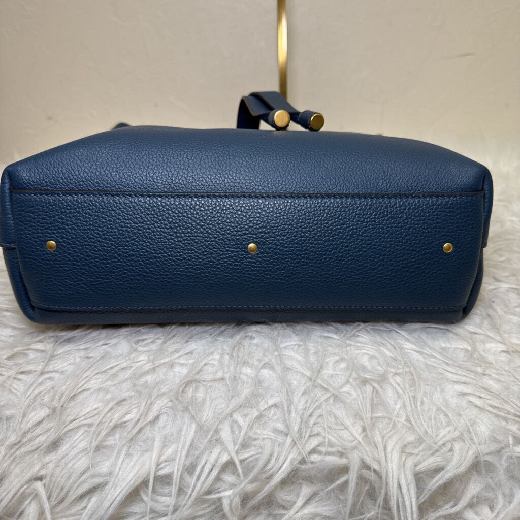 Tapestry Blue Small Hobo Bag