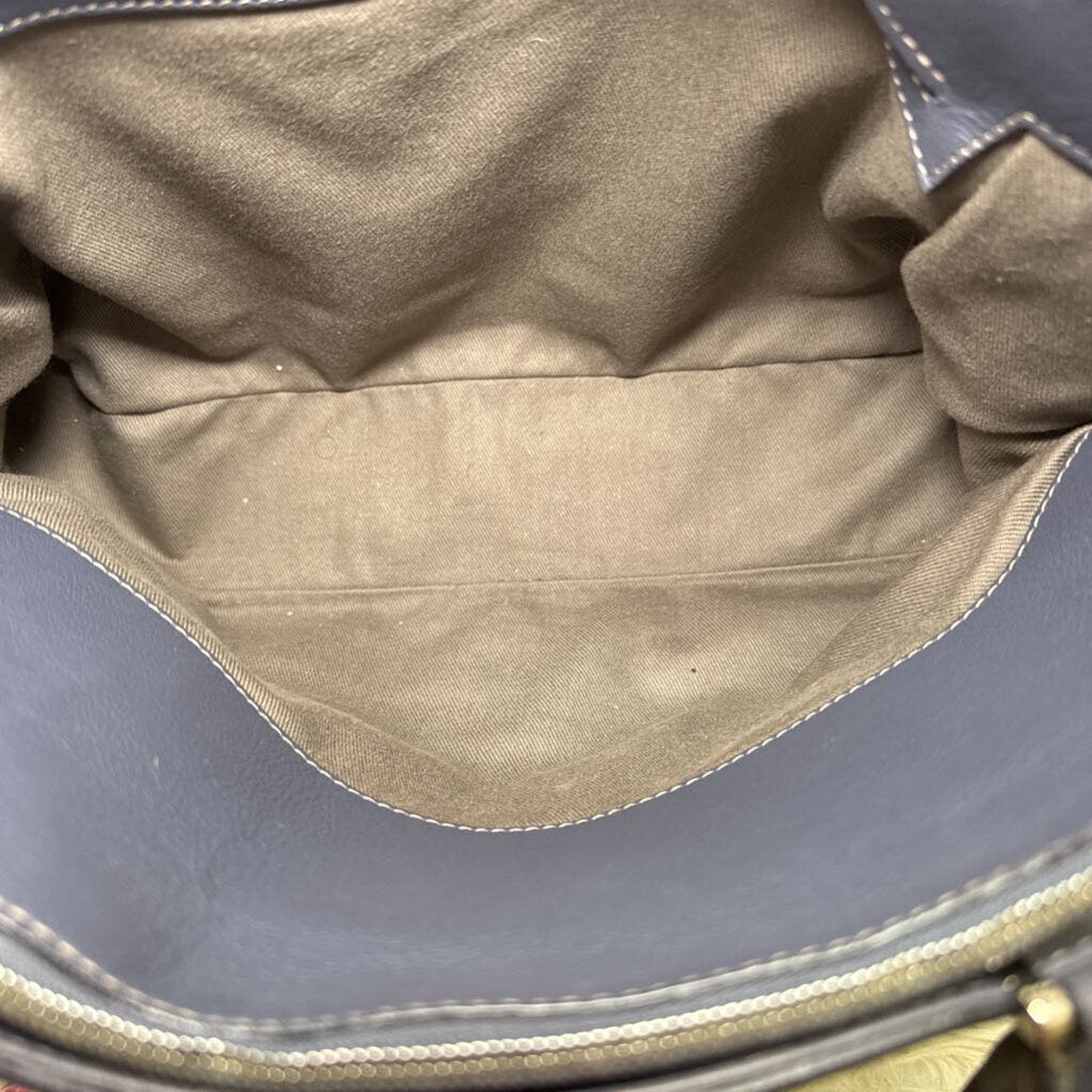 Blue Grey Leather Taurillon C de Mini