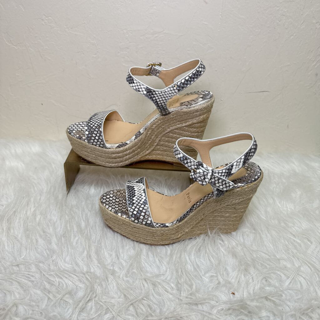 Spachica 120 Python Espadrille Wedges