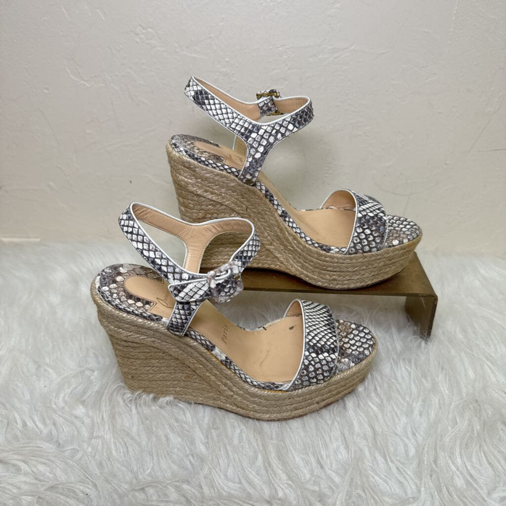 Spachica 120 Python Espadrille Wedges
