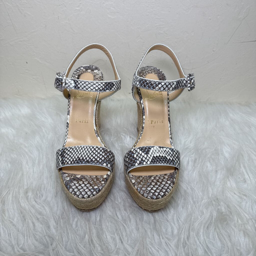 Spachica 120 Python Espadrille Wedges