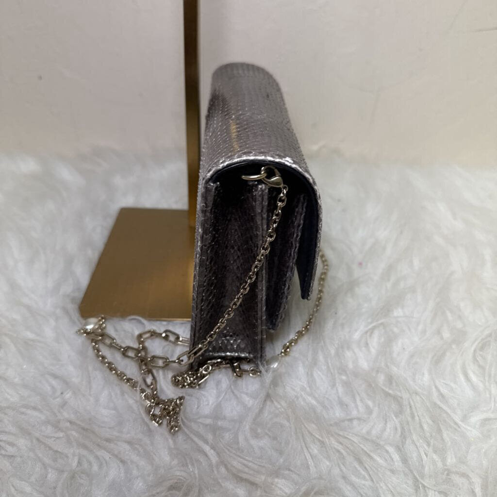 2021 Grey Python Ayers Lady Dior Wallet on Chain