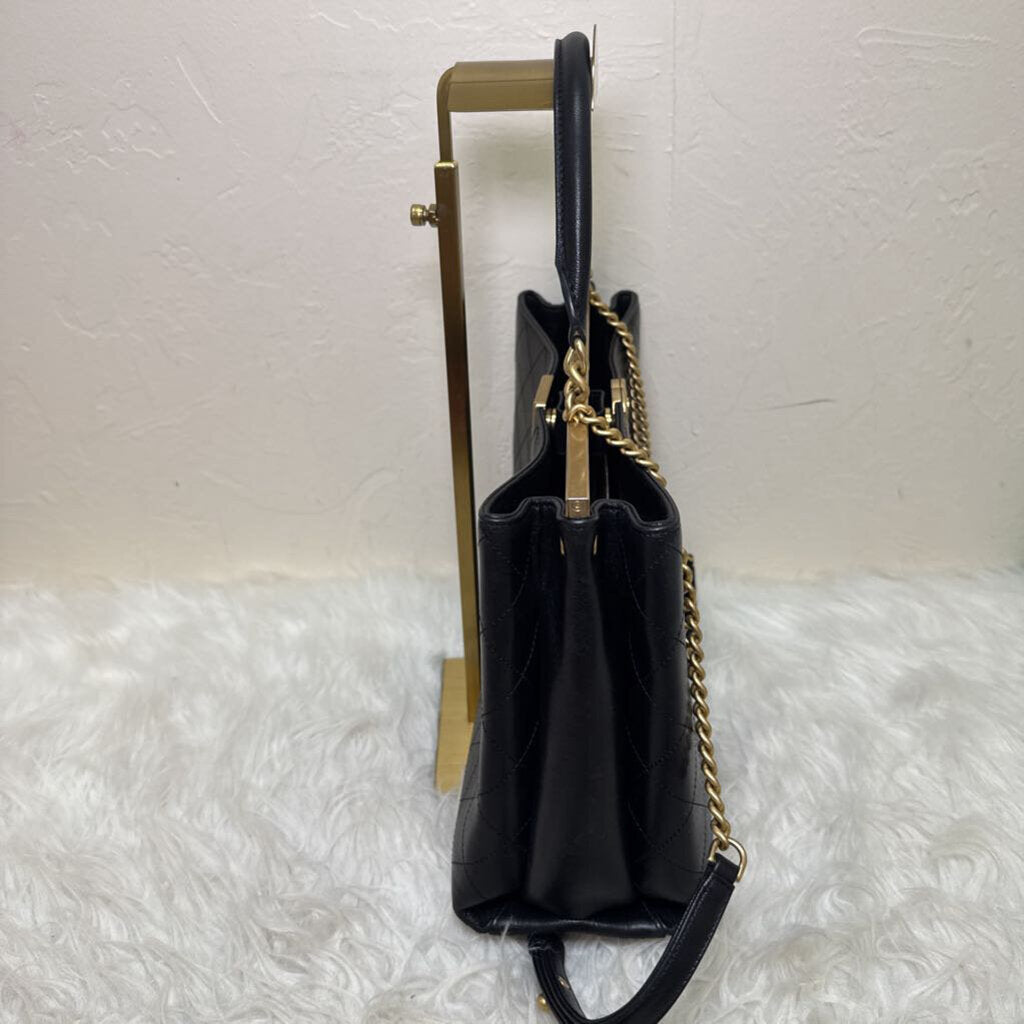 2019 Black Quilted Coco Luxe Tote