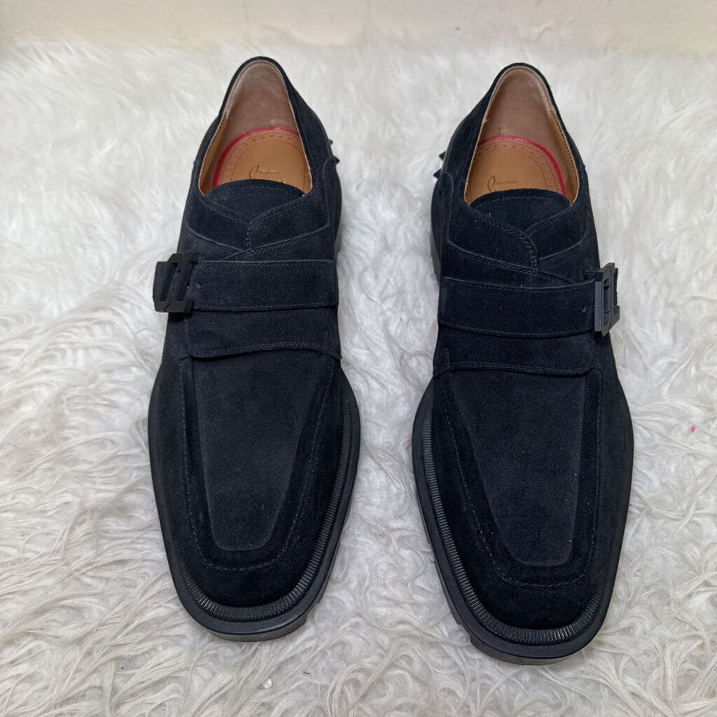 Our Georges Suede Loafer w/ Spike Heel