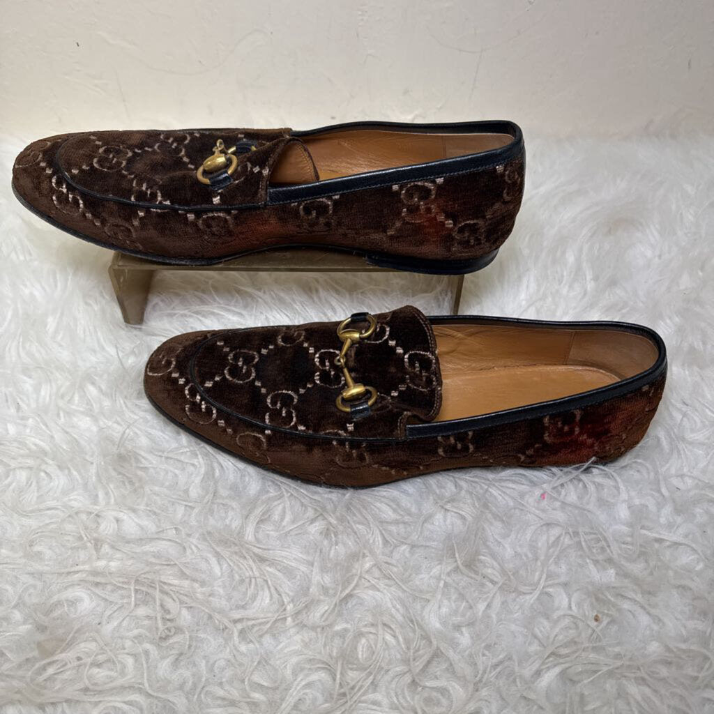 Horsebit Velvet Loafers