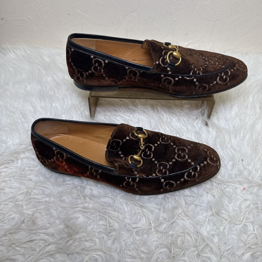 Horsebit Velvet Loafers