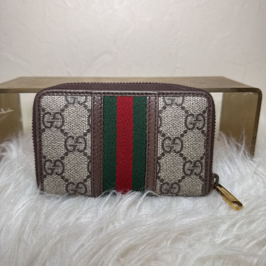 Ophidia GG Supreme Zip Around Wallet