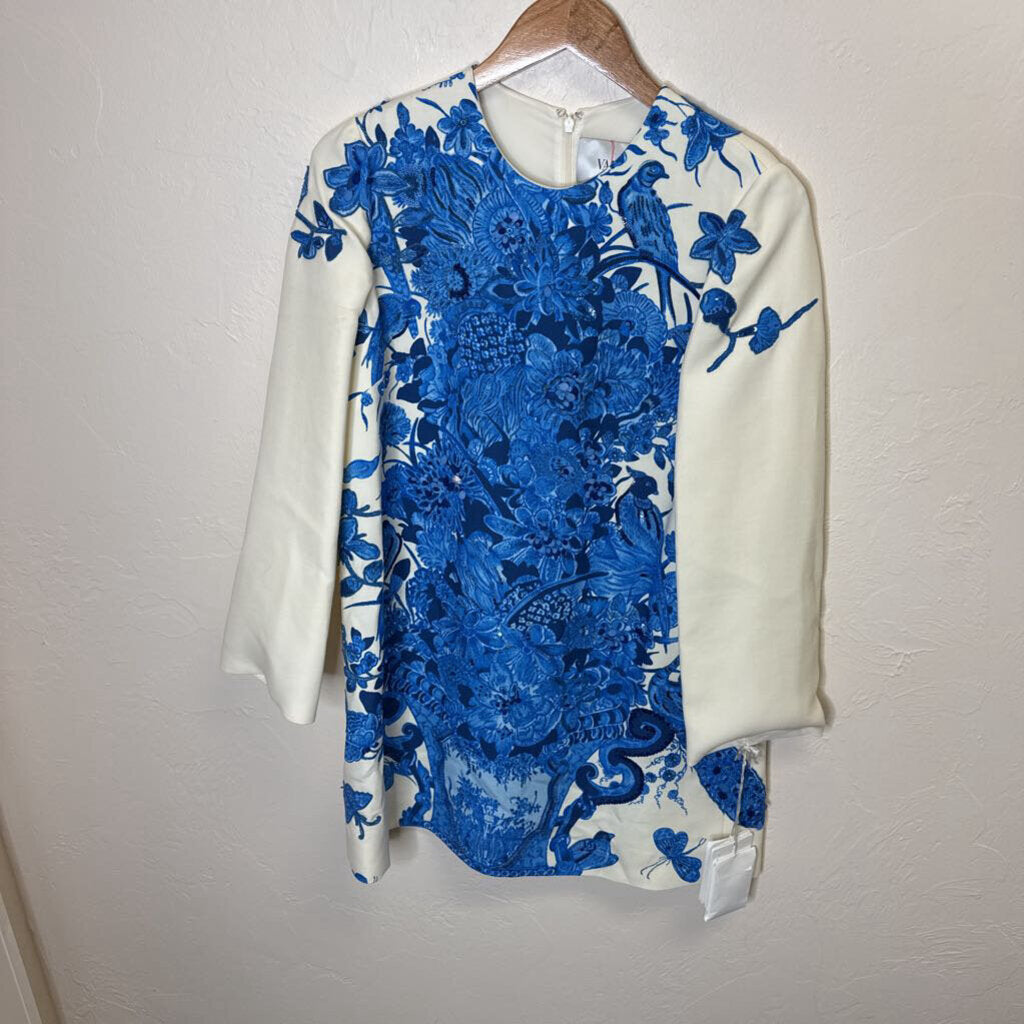 Sequin Embellished Floral Print Dress