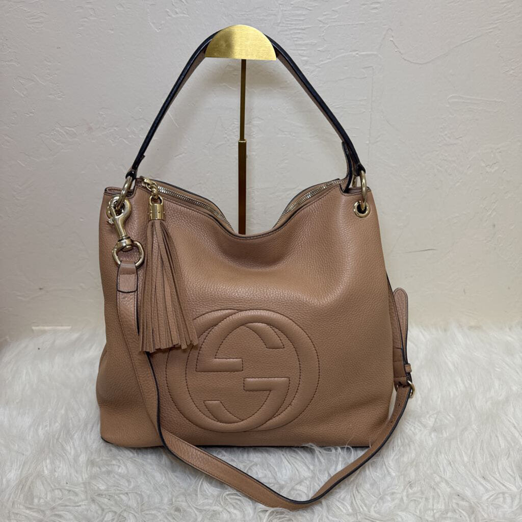 Soho Convertible Hobo Bag Embossed GG