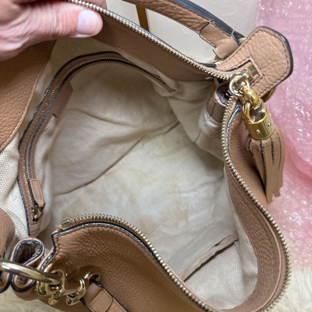 Soho Convertible Hobo Bag Embossed GG