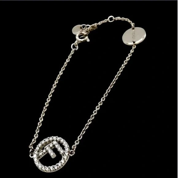F is for Fendi Rhinestone Bracelet